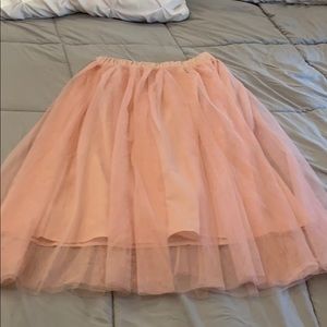 Blush pink tule Carrie Bradshaw skirt!